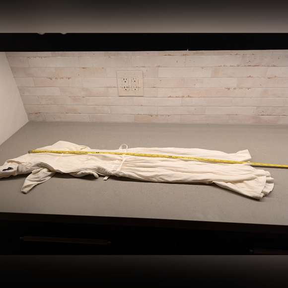 Burberry Mock Neck Jersey Mini Dress in White - Picture 8 of 10